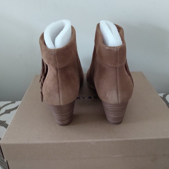 Lucky Brand Zakina Suede Ankle Boot - Picture 2 of 8